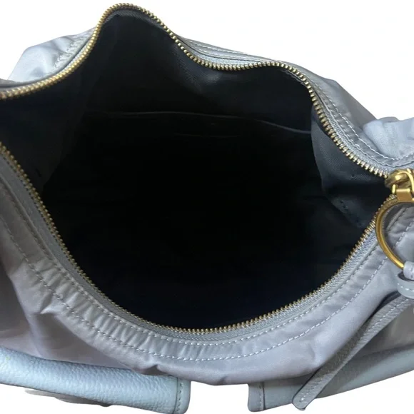 Coach EUC Bluebell Nylon & Leather Cargo Hobo Bag - Picture 8 of 13